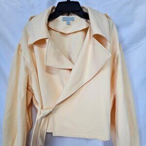 Ryegrass tie front jacket